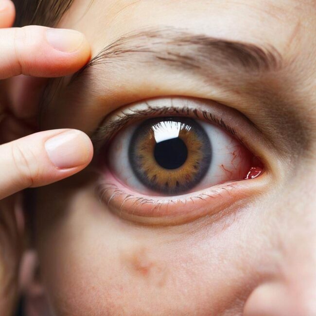 Co zrobić gdy opiłek jest głęboko w oku